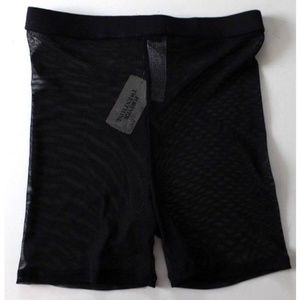Forever 21 Mesh Knit Shorts Black Small NWT